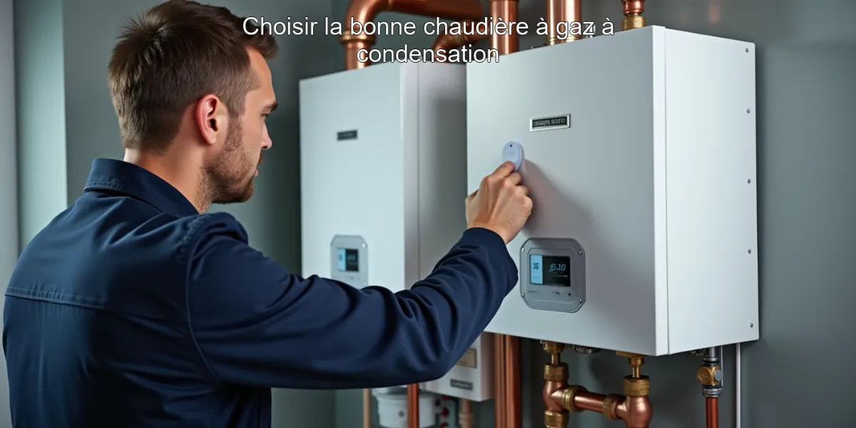 Choisir la bonne chaudière à gaz à condensation