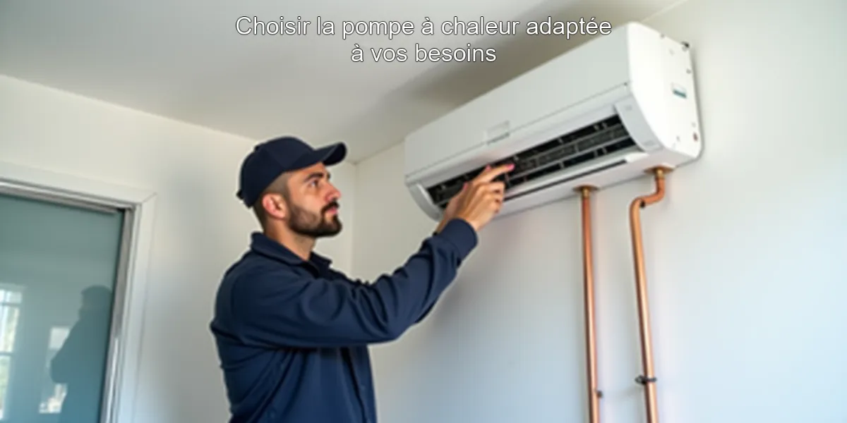 Choisir la pompe à chaleur adaptée à vos besoins