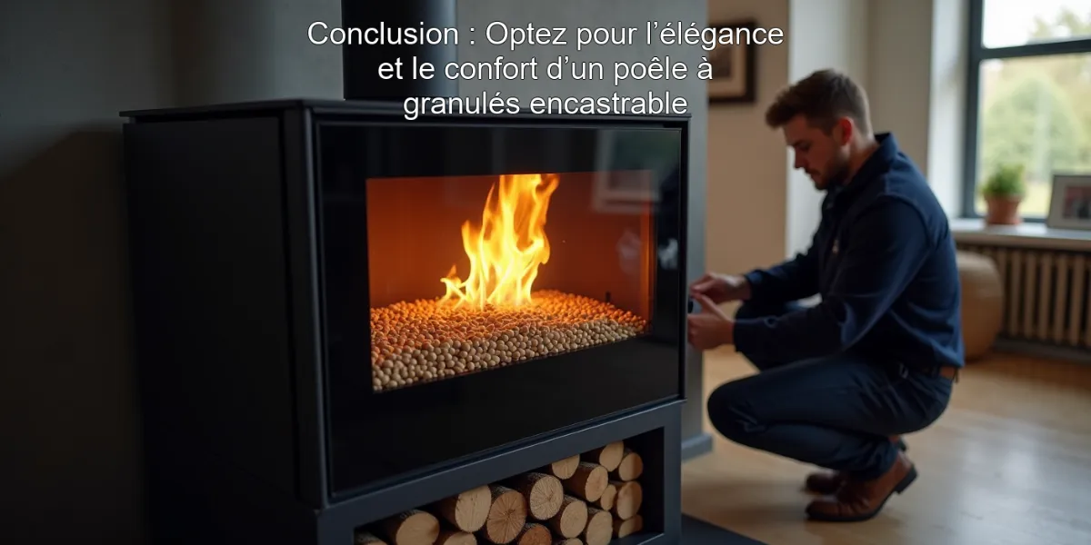 Conclusion : Optez pour l’élégance et le confort d’un poêle à granulés encastrable