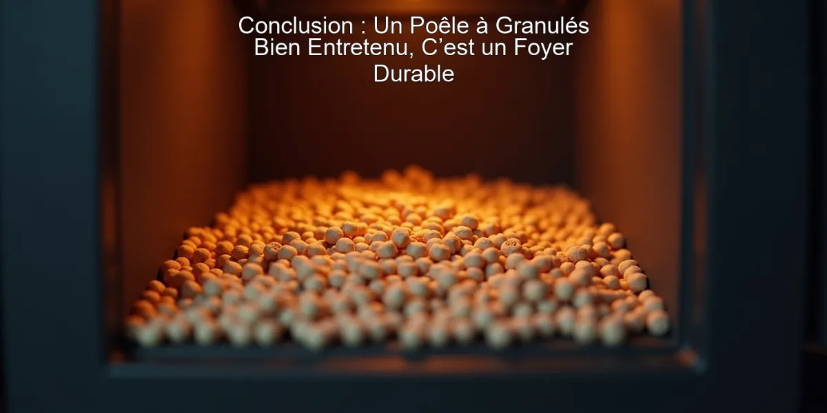 Conclusion : Un Poêle à Granulés Bien Entretenu, C’est un Foyer Durable