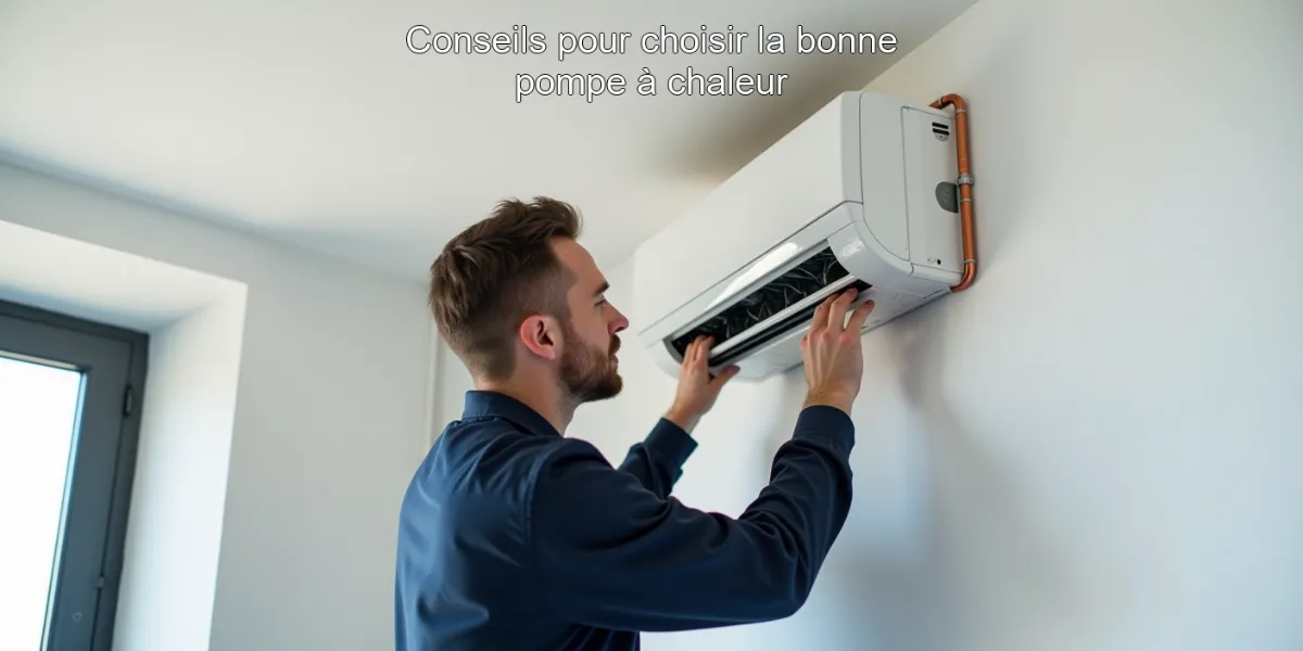 Conseils pour choisir la bonne pompe à chaleur