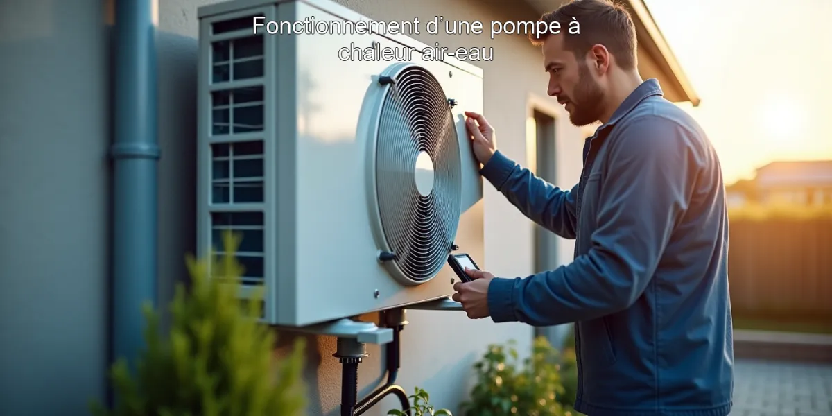 Fonctionnement d’une pompe à chaleur air-eau