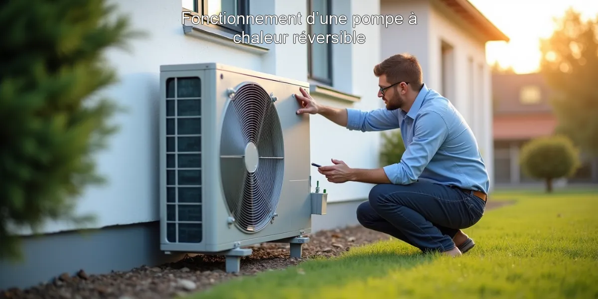 Fonctionnement d’une pompe à chaleur réversible