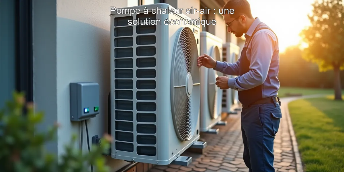 Pompe à chaleur air-air : une solution économique