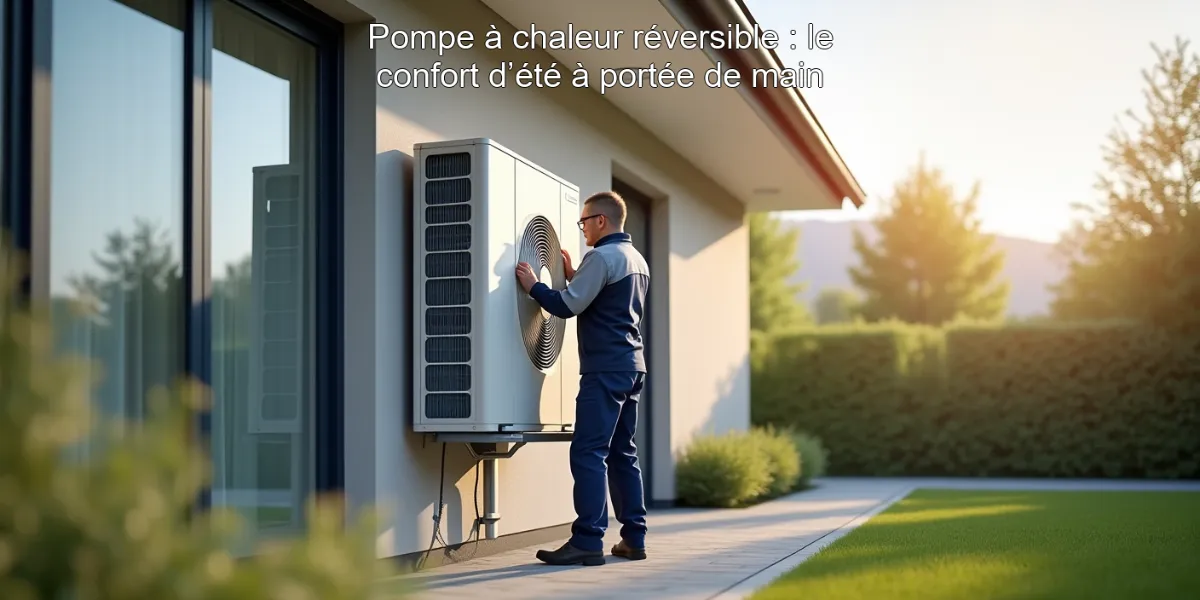 Pompe à chaleur réversible : le confort d’été à portée de main