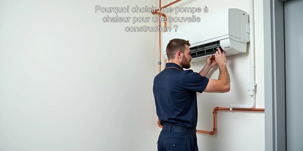 Pourquoi choisir une pompe à chaleur pour une nouvelle construction ?