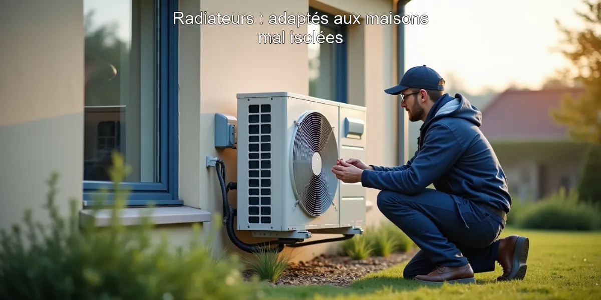 Radiateurs : adaptés aux maisons mal isolées