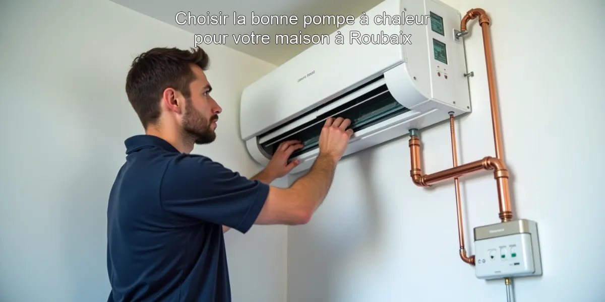 Choisir la bonne pompe à chaleur pour votre maison à Roubaix