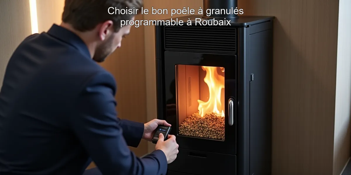 Choisir le bon poêle à granulés programmable à Roubaix