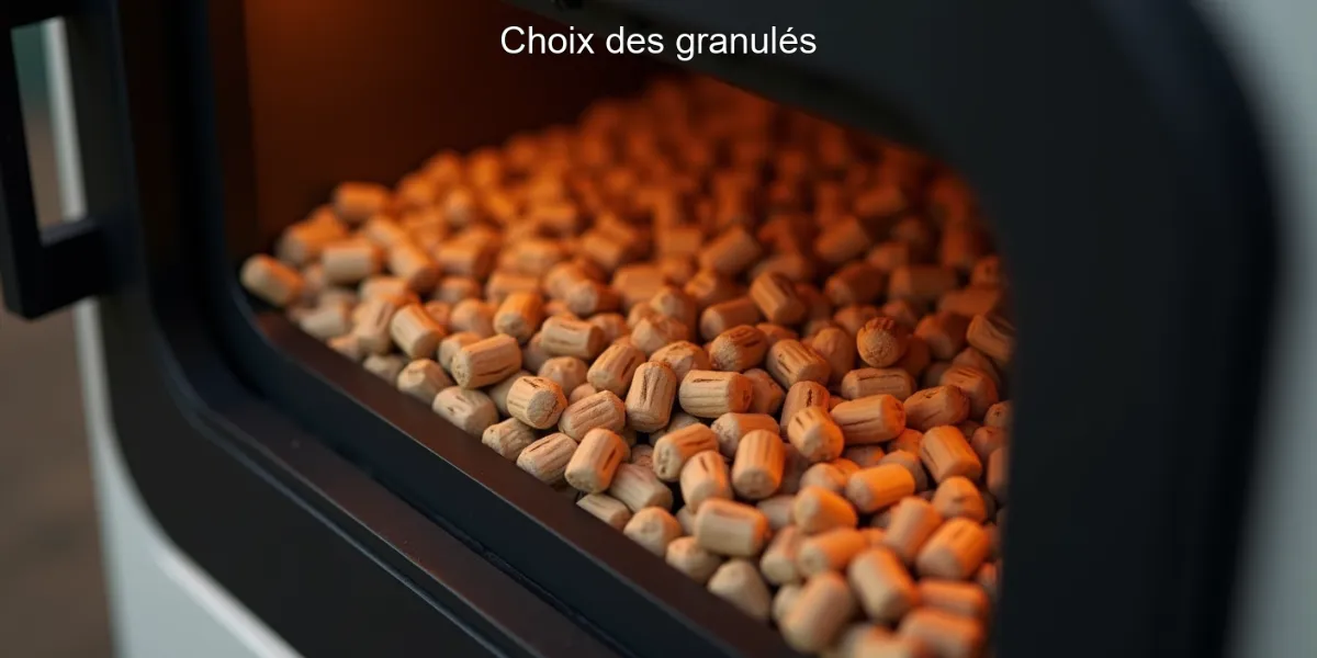 Choix des granulés