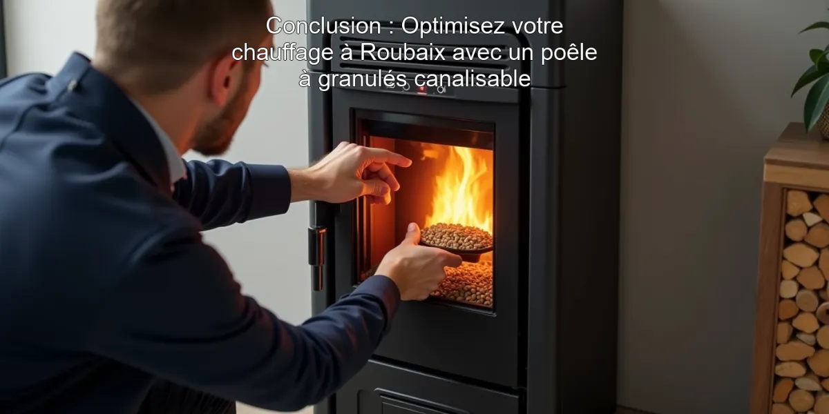 Conclusion : Optimisez votre chauffage à Roubaix avec un poêle à granulés canalisable