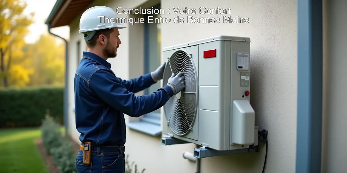 Conclusion : Votre Confort Thermique Entre de Bonnes Mains