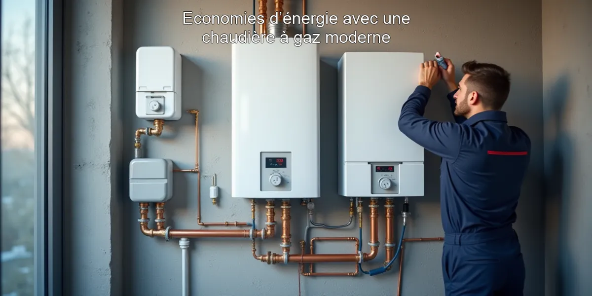 Economies d’énergie avec une chaudière à gaz moderne