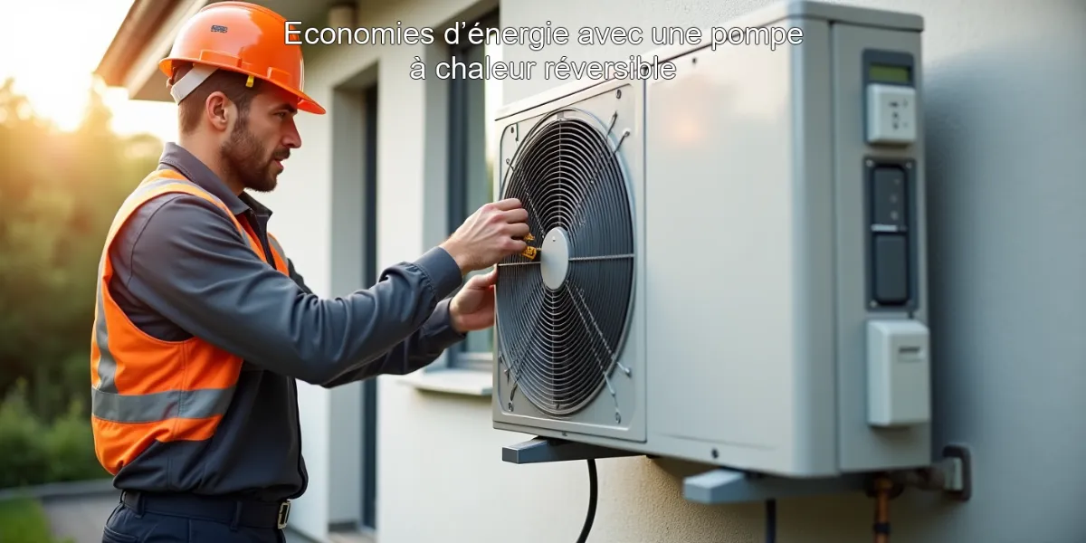 Economies d’énergie avec une pompe à chaleur réversible