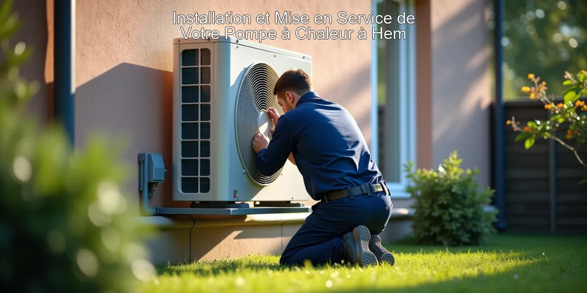 Installation et Mise en Service de Votre Pompe à Chaleur à Hem