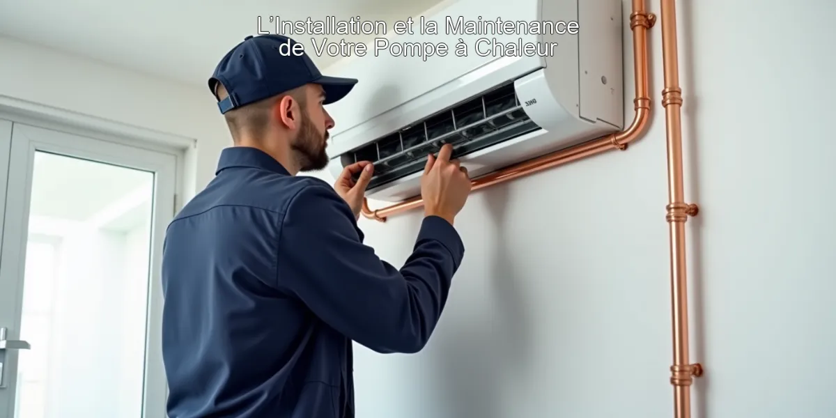 L’Installation et la Maintenance de Votre Pompe à Chaleur
