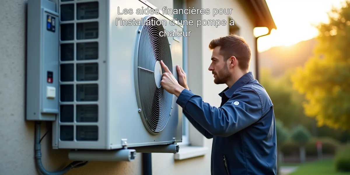 Les aides financières pour l’installation d’une pompe à chaleur