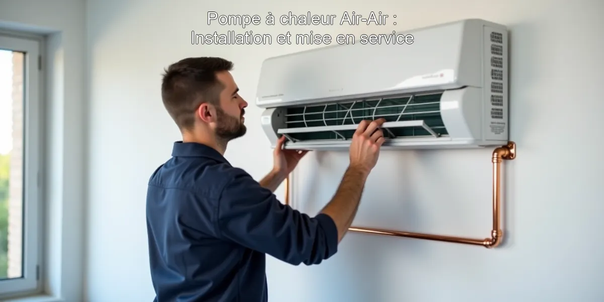 Pompe à chaleur Air-Air : Installation et mise en service