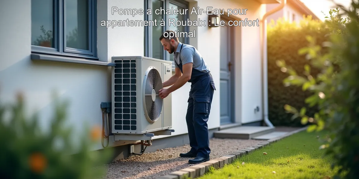 Pompe à chaleur Air-Eau pour appartement à Roubaix : Le confort optimal