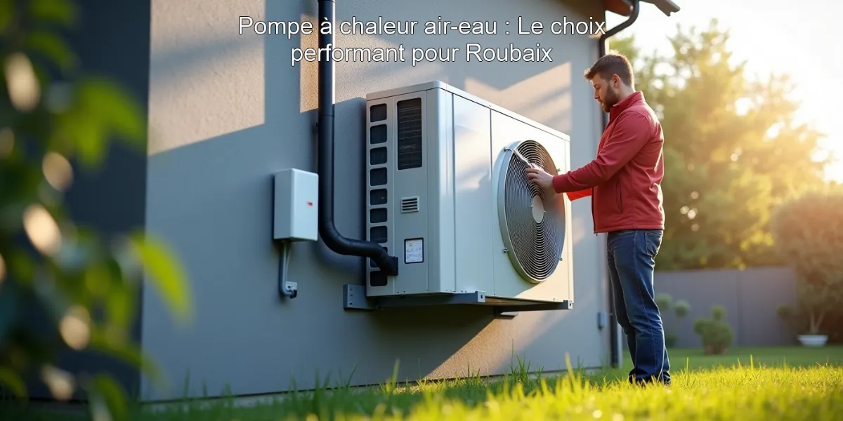 Pompe à chaleur air-eau : Le choix performant pour Roubaix