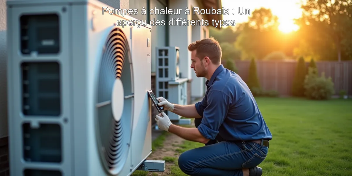 Pompes à chaleur à Roubaix : Un aperçu des différents types