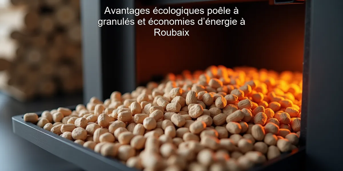 Avantages écologiques poêle à granulés et économies d’énergie à Roubaix