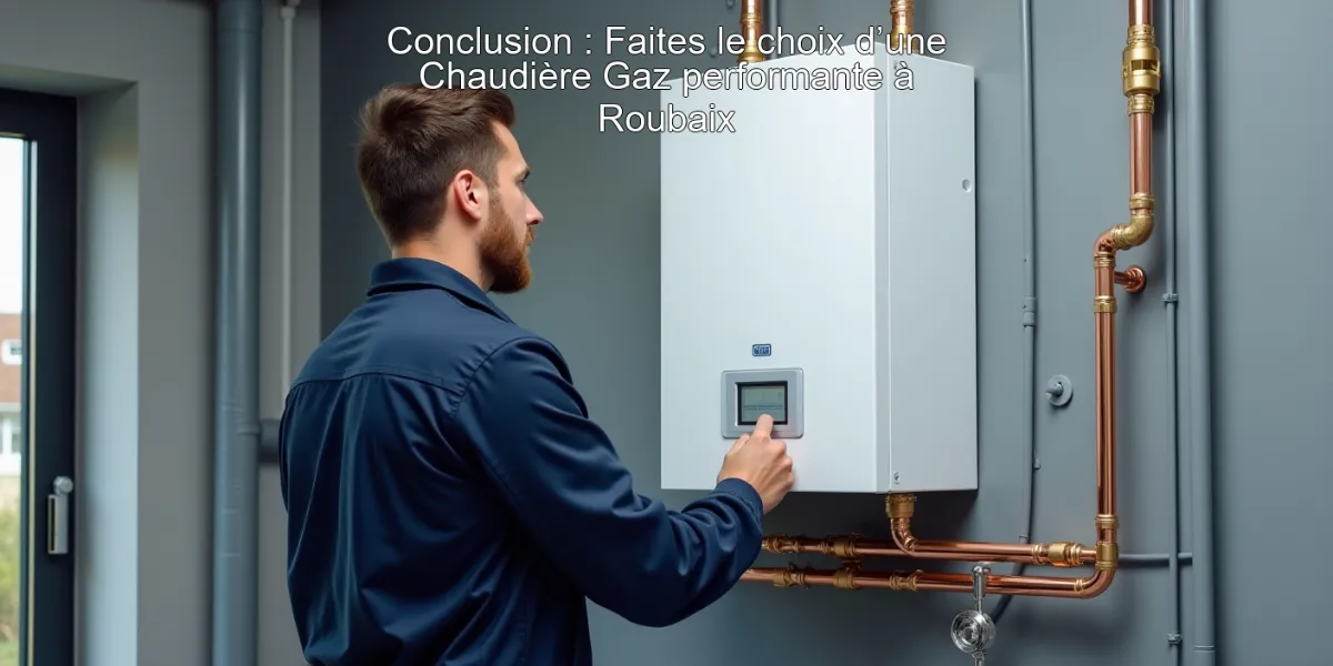 Conclusion : Faites le choix d’une Chaudière Gaz performante à Roubaix