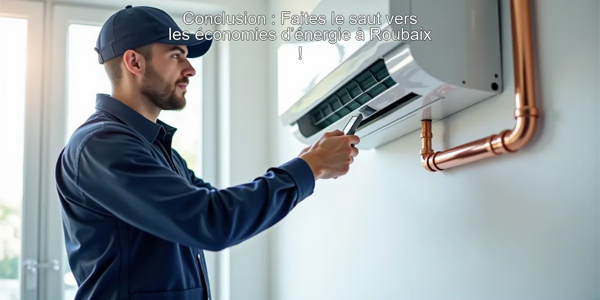 Conclusion : Faites le saut vers les économies d’énergie à Roubaix !