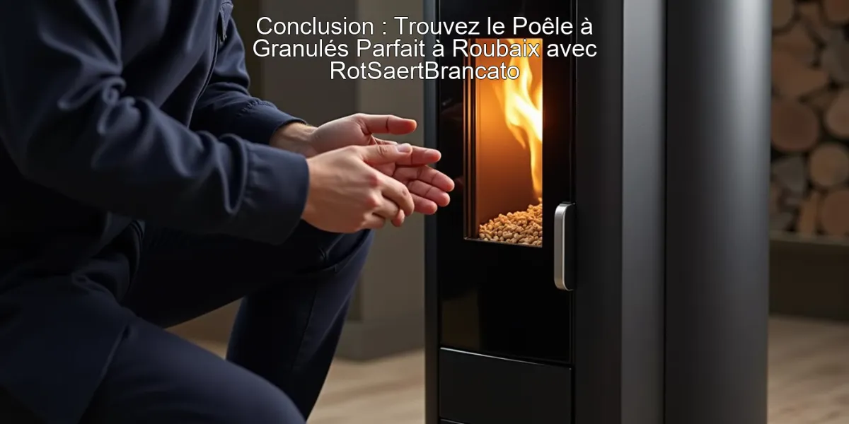 Conclusion : Trouvez le Poêle à Granulés Parfait à Roubaix avec RotSaertBrancato