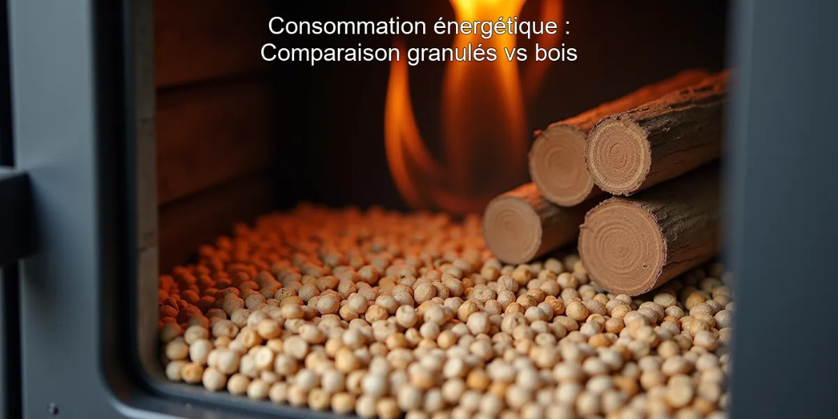 Consommation énergétique : Comparaison granulés vs bois