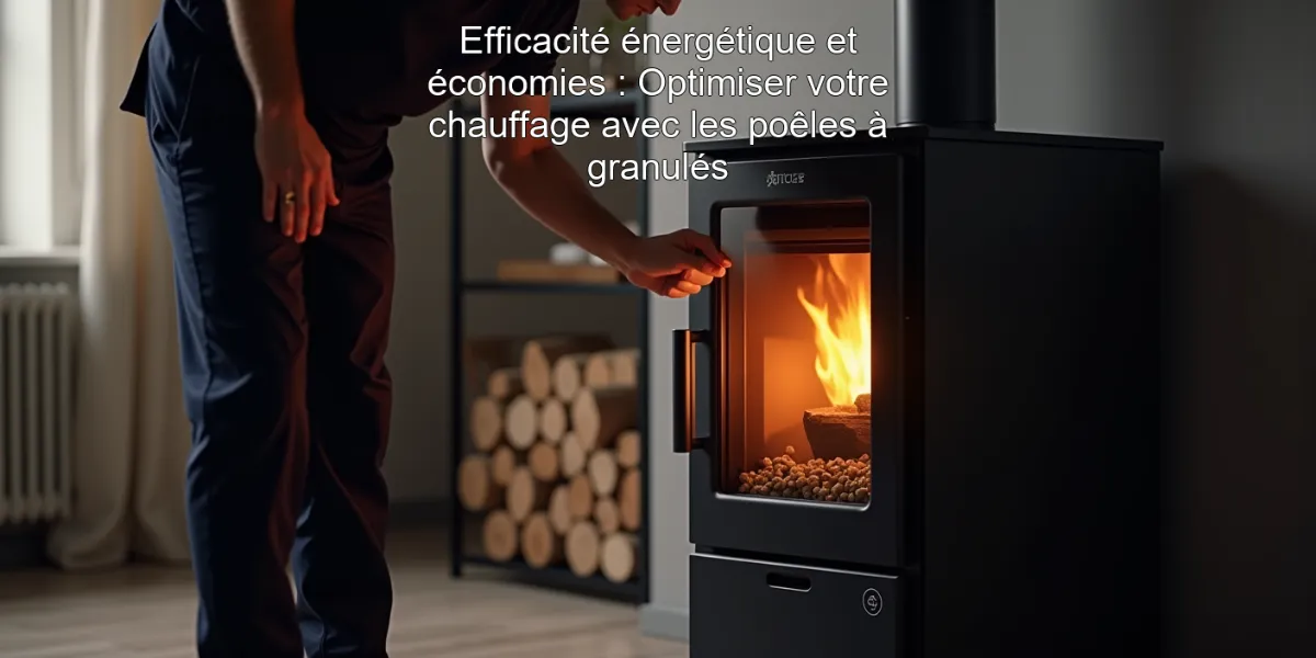 Efficacité énergétique et économies : Optimiser votre chauffage avec les poêles à granulés