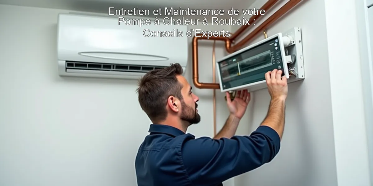 Entretien et Maintenance de votre Pompe à Chaleur à Roubaix : Conseils d’Experts