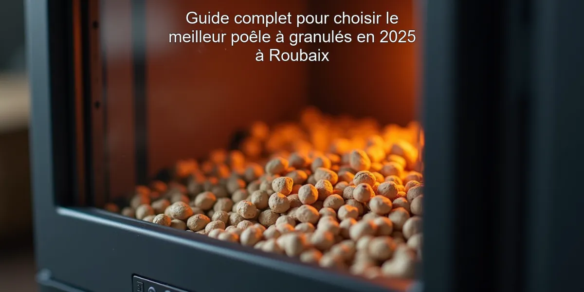 Guide complet pour choisir le meilleur poêle à granulés en 2025 à Roubaix