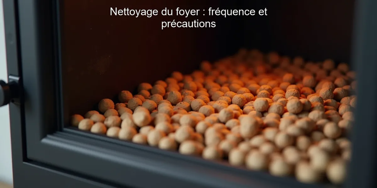 Nettoyage du foyer : fréquence et précautions