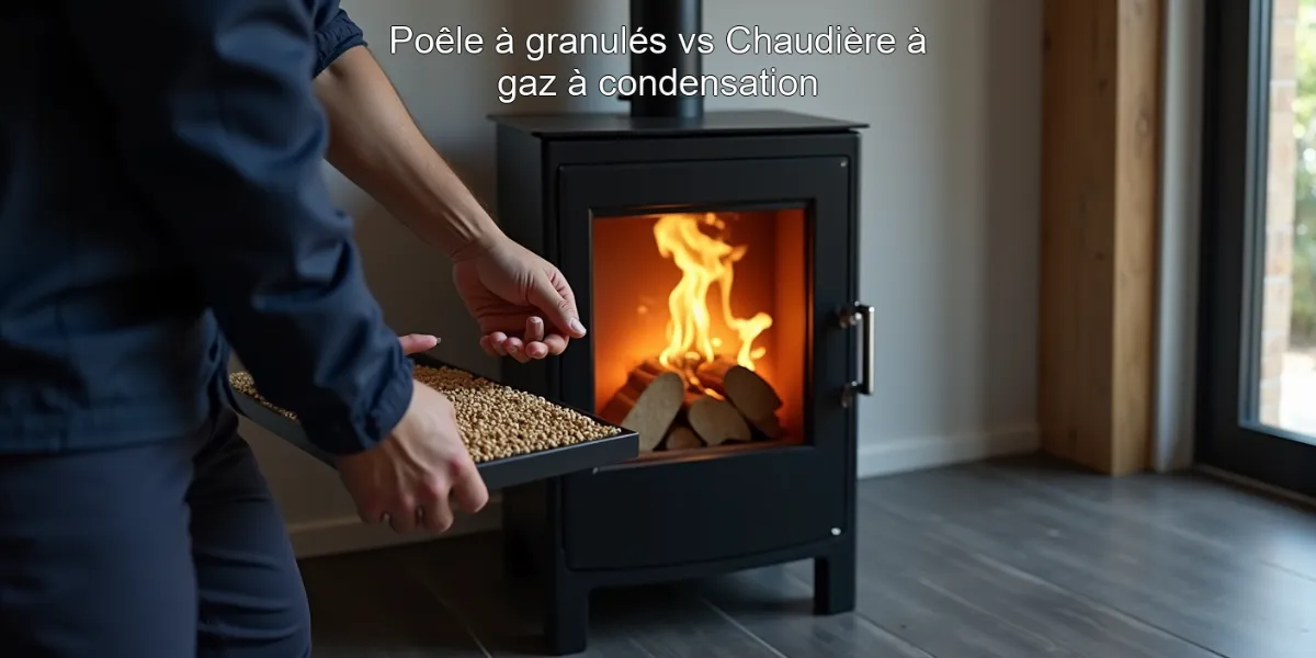 Poêle à granulés vs Chaudière à gaz à condensation