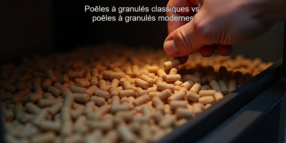 Poêles à granulés classiques vs. poêles à granulés modernes