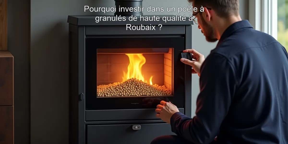 Pourquoi investir dans un poêle à granulés de haute qualité à Roubaix ?