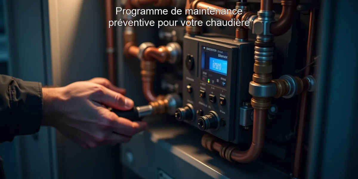 Programme de maintenance préventive pour votre chaudière