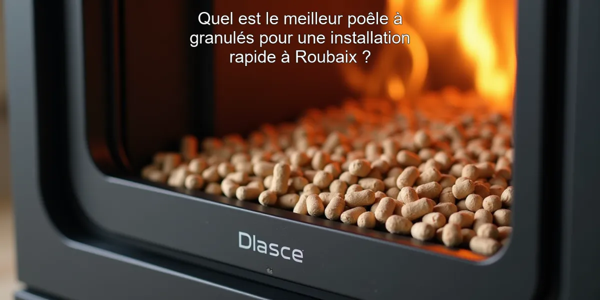 Quel est le meilleur poêle à granulés pour une installation rapide à Roubaix ?