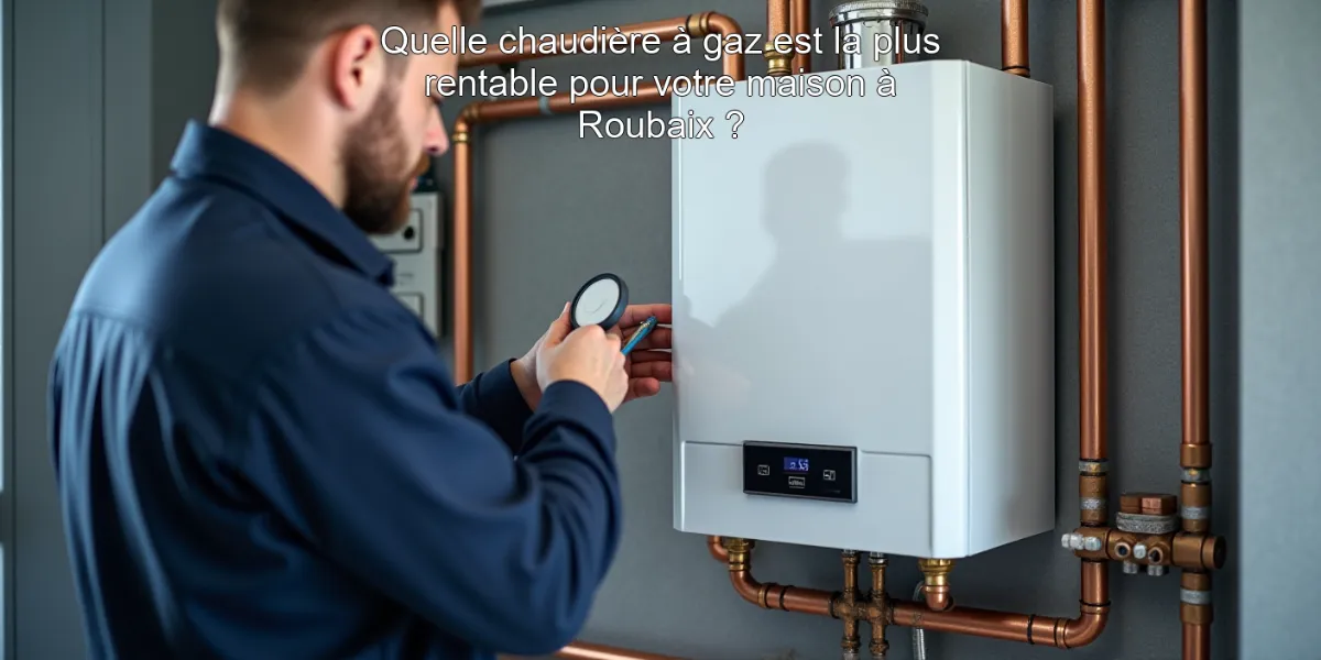 Quelle chaudière à gaz est la plus rentable pour votre maison à Roubaix ?