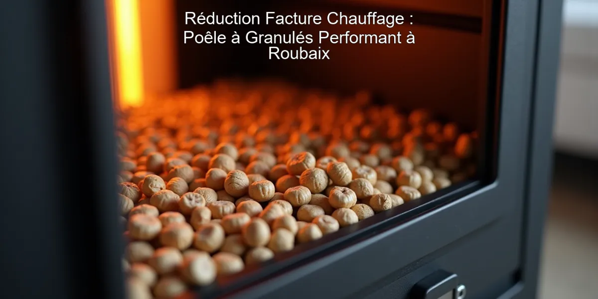 Réduction Facture Chauffage : Poêle à Granulés Performant à Roubaix