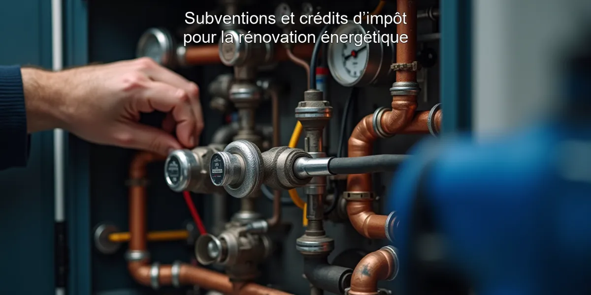 Subventions et crédits d’impôt pour la rénovation énergétique