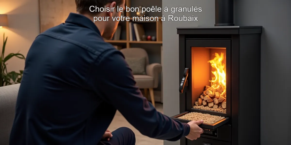 Choisir le bon poêle à granulés pour votre maison à Roubaix