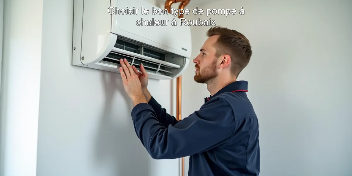 Choisir le bon type de pompe à chaleur à Roubaix
