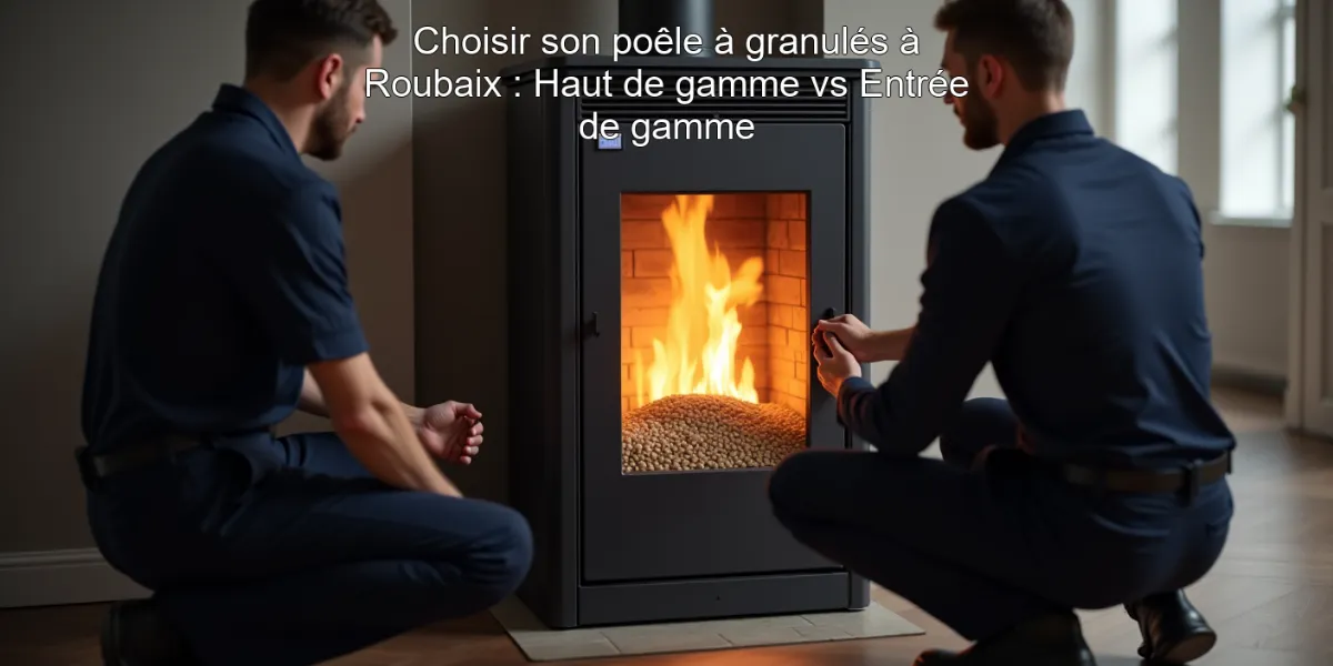 Choisir son poêle à granulés à Roubaix : Haut de gamme vs Entrée de gamme