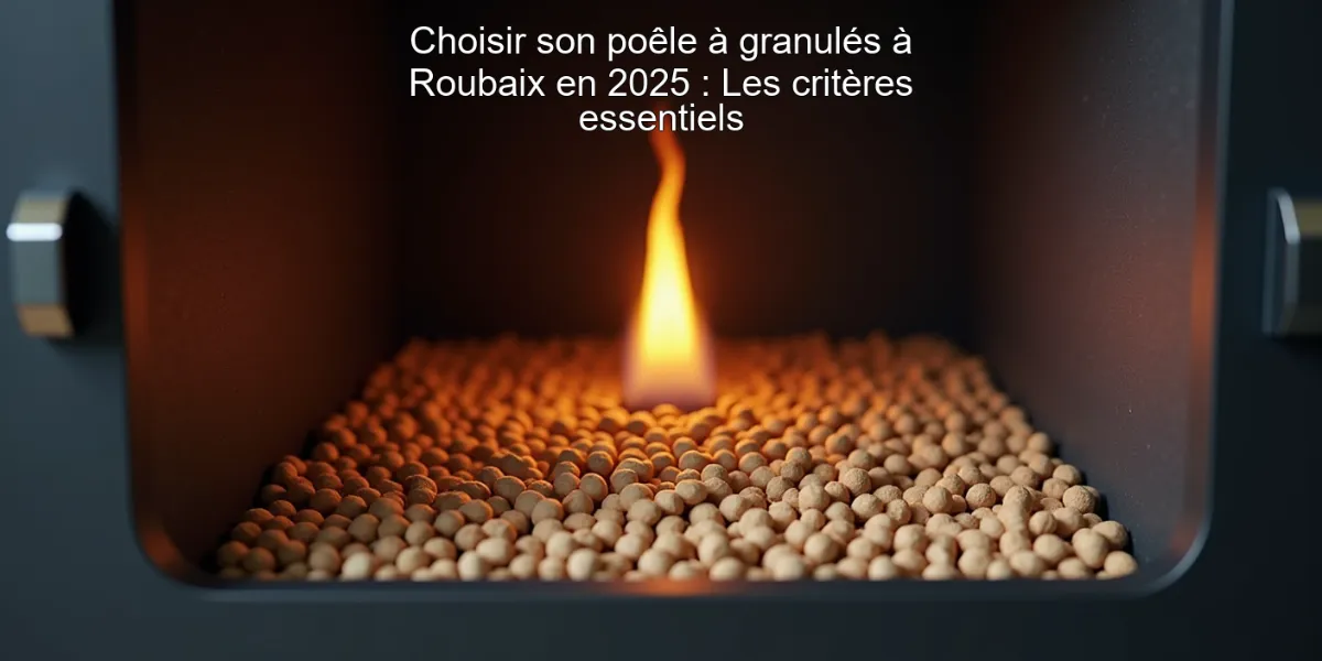 Choisir son poêle à granulés à Roubaix en 2025 : Les critères essentiels