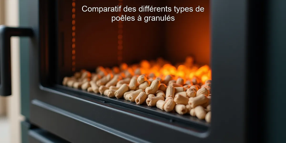 Comparatif des différents types de poêles à granulés