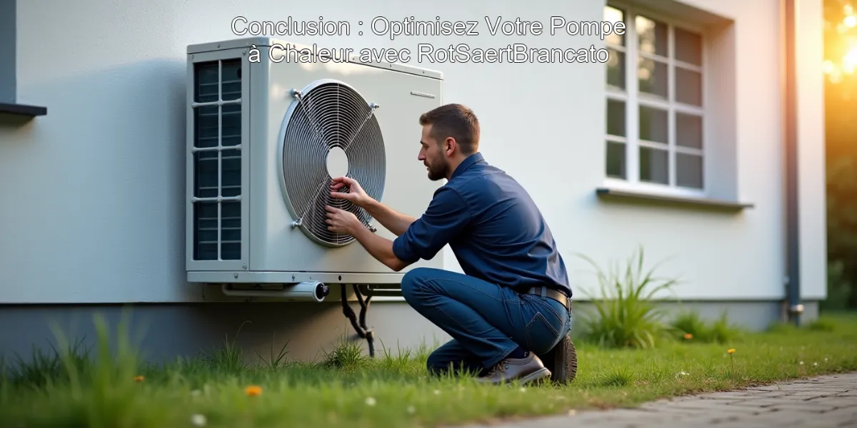 Conclusion : Optimisez Votre Pompe à Chaleur avec RotSaertBrancato
