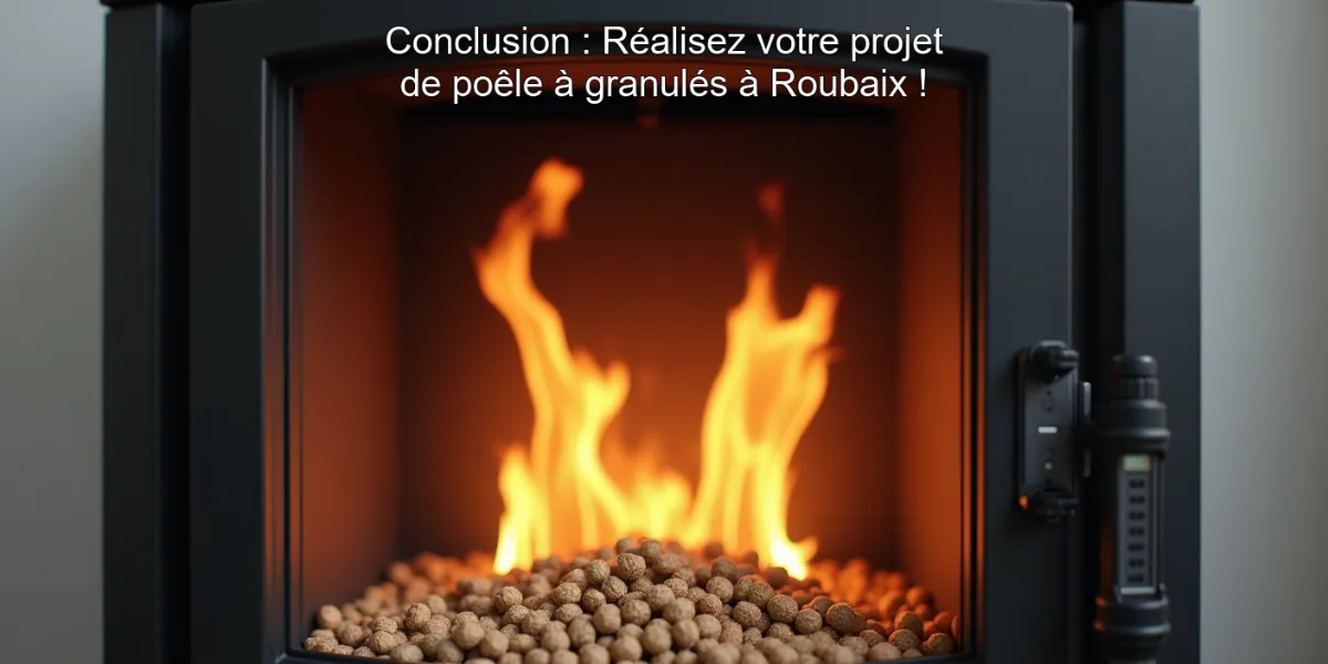 Conclusion : Réalisez votre projet de poêle à granulés à Roubaix !