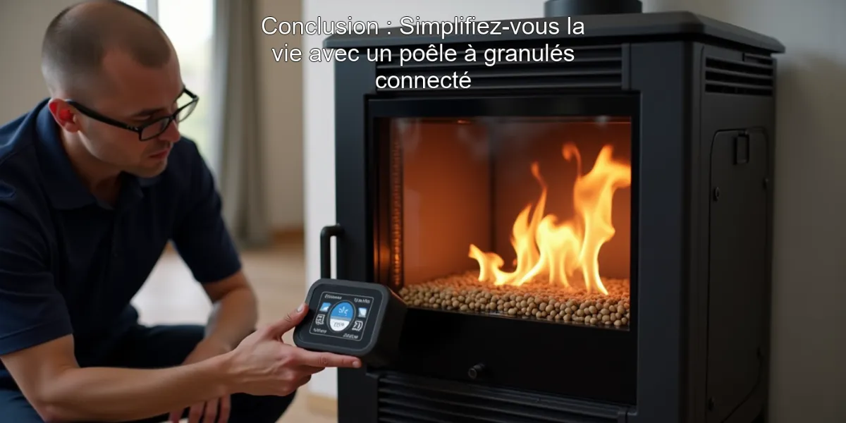 Conclusion : Simplifiez-vous la vie avec un poêle à granulés connecté
